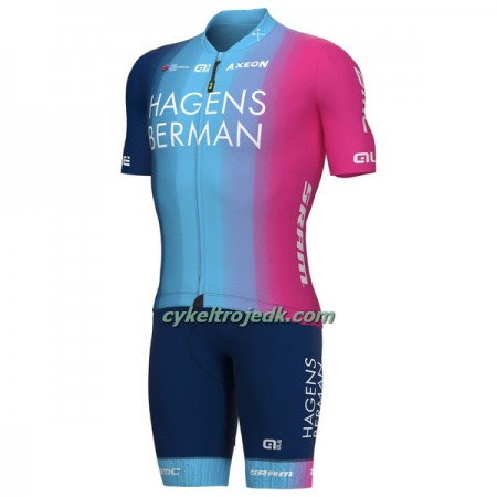 Cykeltøj + Cykelshorts 2022 Hagens Berman Axeon Fushia Azur